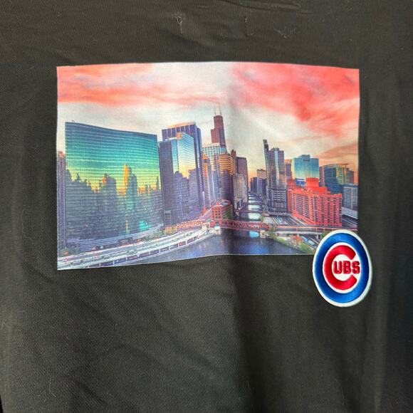 Pro Standard Chicago Cubs Sweatshirt Embroidered Crop Skyline City Scape 2XL NWT - Picture 8 of 10